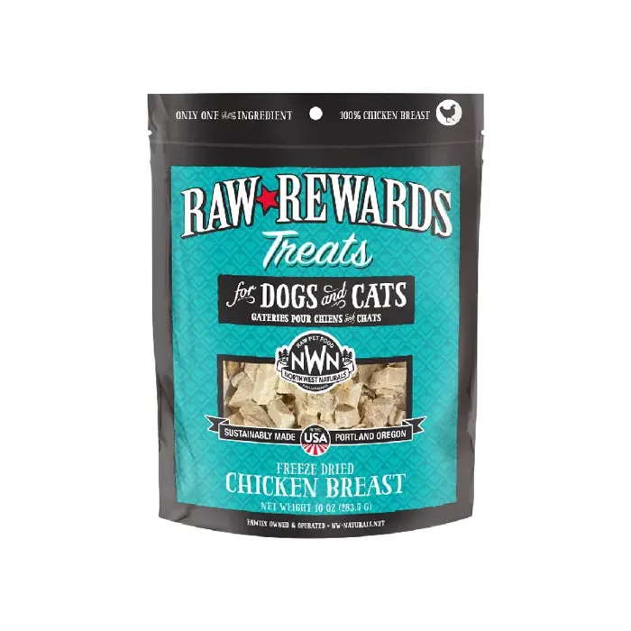 Northwest Naturals Freeze-Dried Chicken Breast for Dogs and Cats 10oz