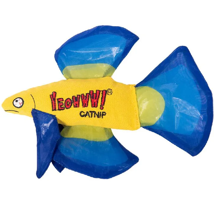Mo Beta Fish Blue Cat Toy