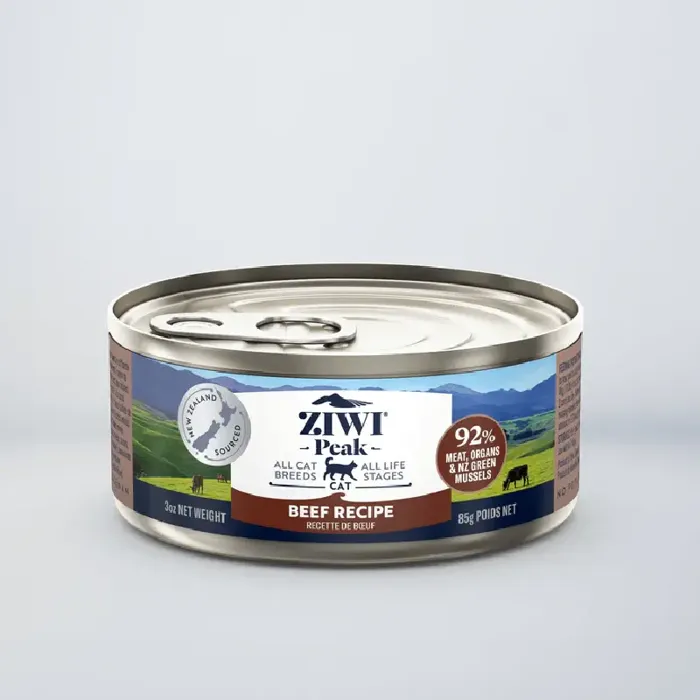 Ziwi Peak Beef Recipe Canned Cat Food 3oz