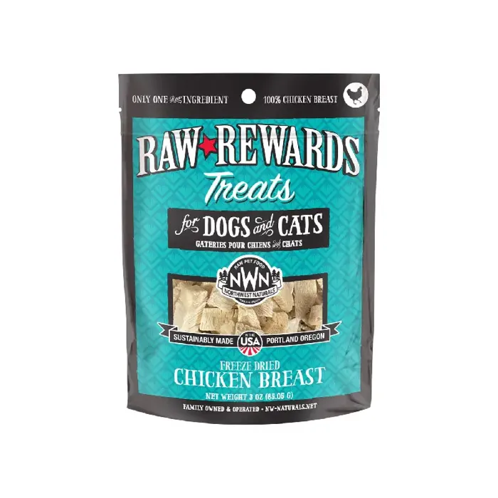 Northwest Naturals Freeze-Dried Chicken Breast for Dogs & Cats 3-oz