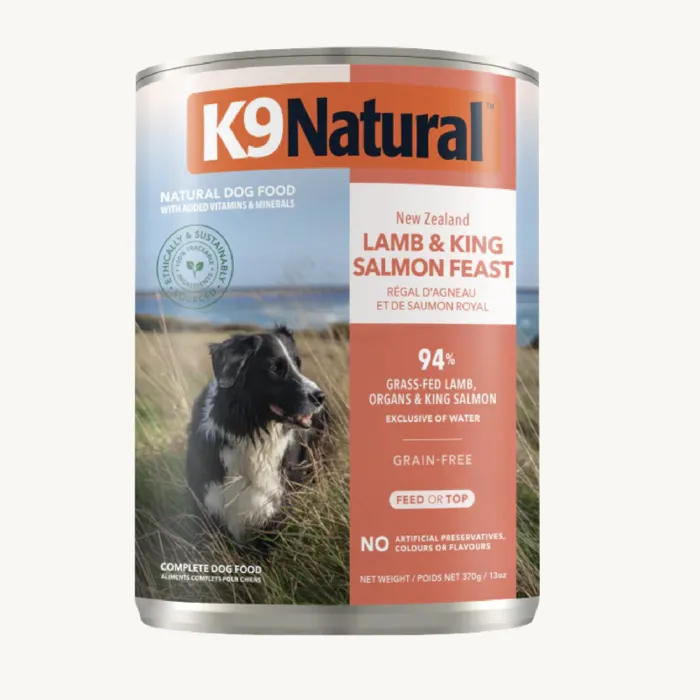 K9 Natural Lamb & King Salmon Feast Canned 13oz