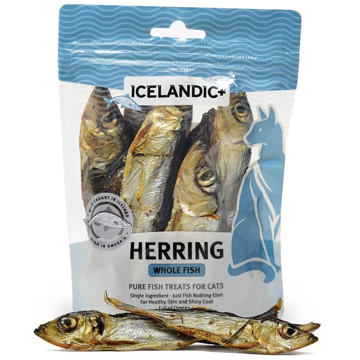 Icelandic Cat Whole Herring 1-oz
