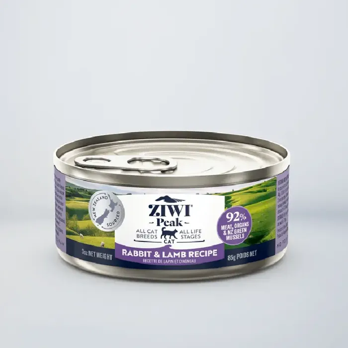 Ziwi Peak Rabbit & Lamb Canned Cat Food 3-oz