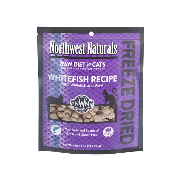 Northwest Naturals Freeze-Dried Whitefish Recipe for Cats 11-oz