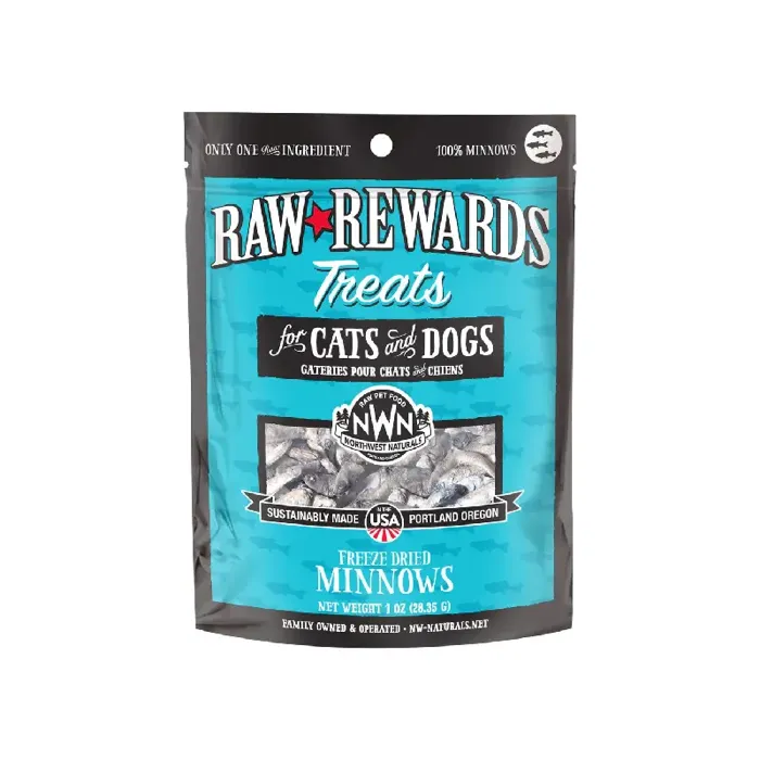 Northwest Naturals Freeze-Dried Minnows for Dogs & Cats 1-oz