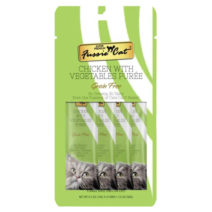 Fussie Cat Chicken & Veg .5-oz 4-pk