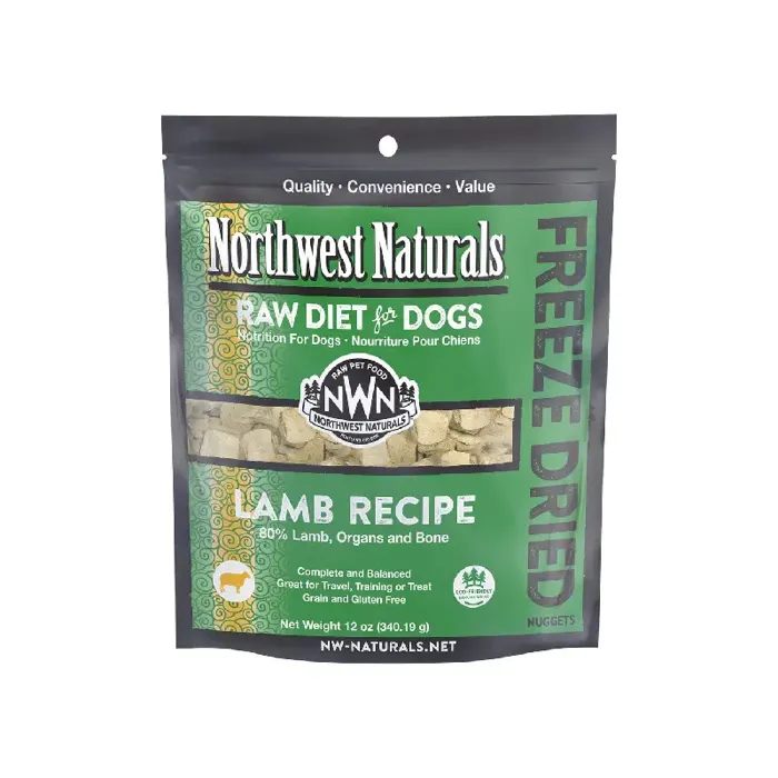 Northwest Naturals Freeze-Dried Lamb Nuggets for Dogs 25oz