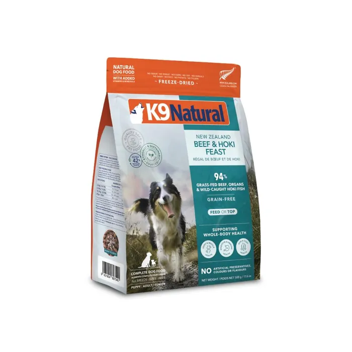 K9 Natural Freeze Dried Hoki & Beef 1.1 Lbs