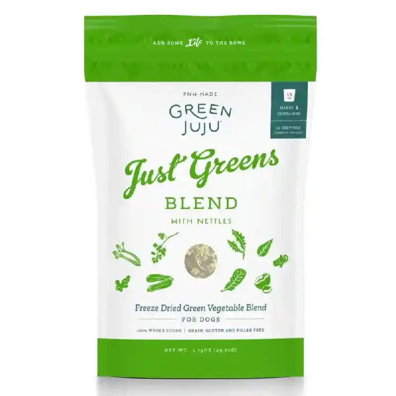 Freeze-Dried Just Greens Veggie Blend with Nettles for Dogs 1.75-oz