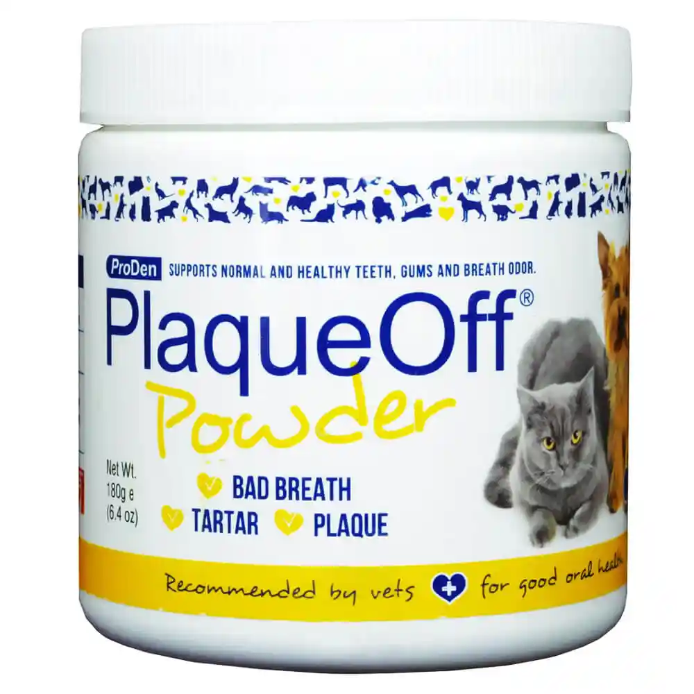 Proden Plaque Off Powder for Dogs & Cats Mini Tub 180G