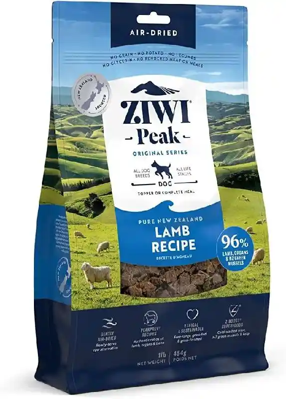 Ziwi Peak Air-Dried Lamb for Dogs 16-oz