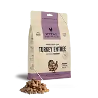 Freeze-dried Raw Turkey Entree Cat Food Mini Nibs - 8oz