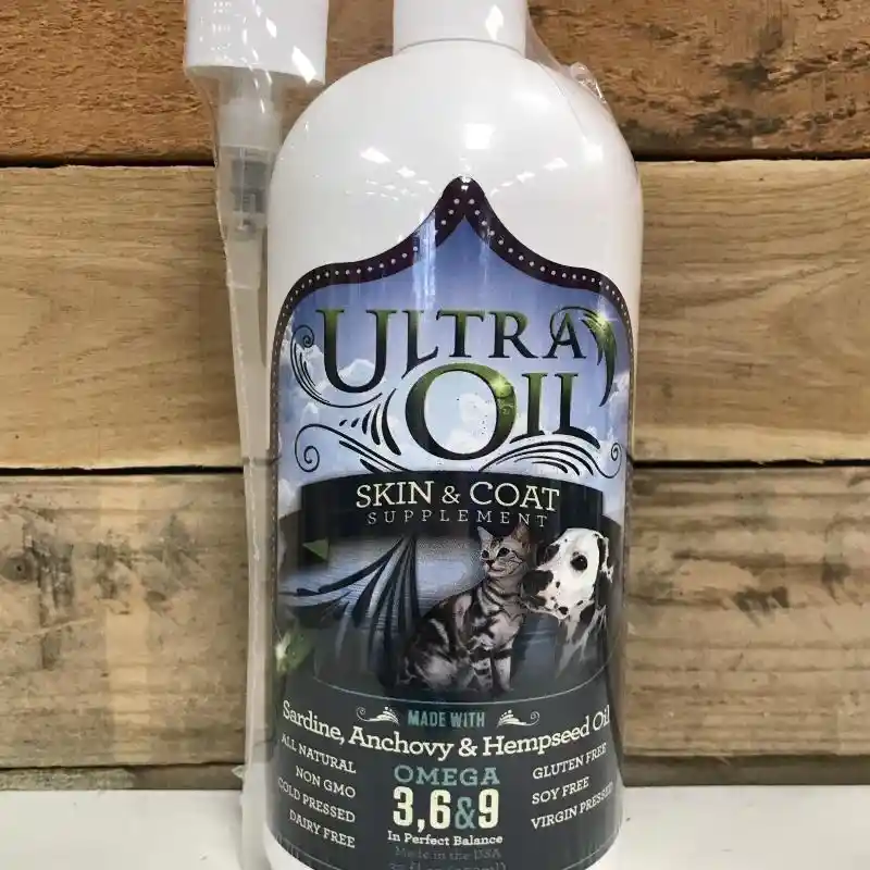 Ultra Oil Skin & Coat Supplement for Dogs & Cats 8-oz
