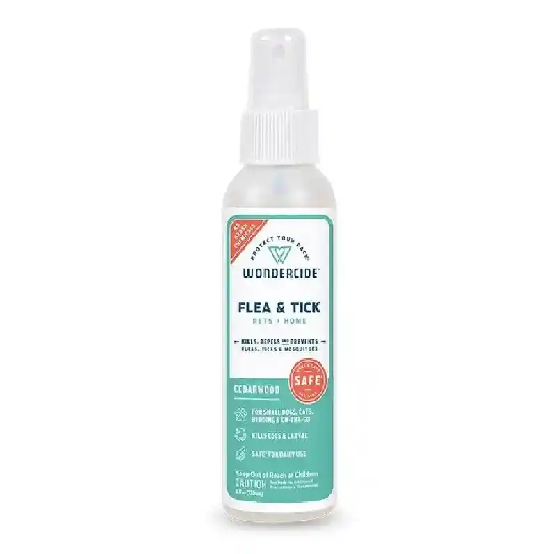 Cedarwood F&T Spray for Pets + Home w/ Nat Essential Oils 4-oz