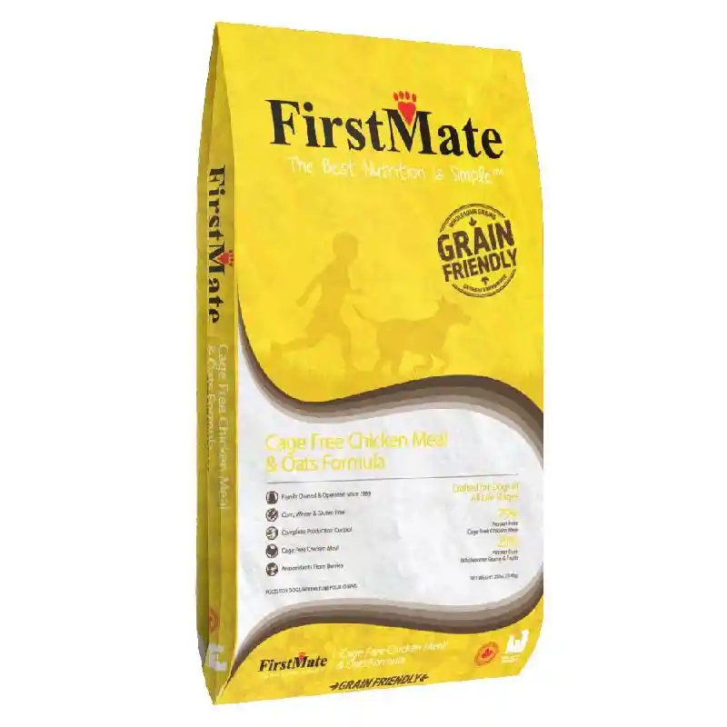 FirstMate Grain Friendly Cage Free Ckn & Oats 25LB