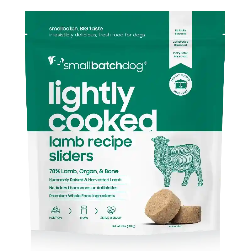 Small Batch Frozen Lightly Cooked Lamb Recipe for Dogs 2#