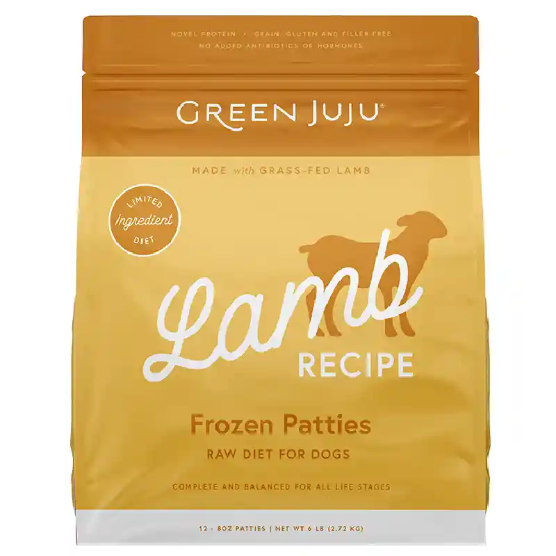 Frozen Raw Lamb Patties for Dogs and Cats 6-lb