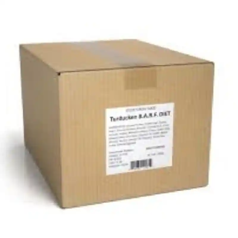 Frozen Raw Turducken Patties for Cats and Dogs 20-lb