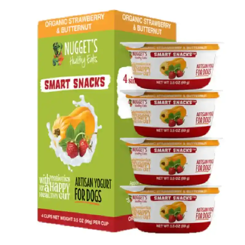Frzn Orgnc Strawberry & Butternut Yogurt Cup 3.5oz