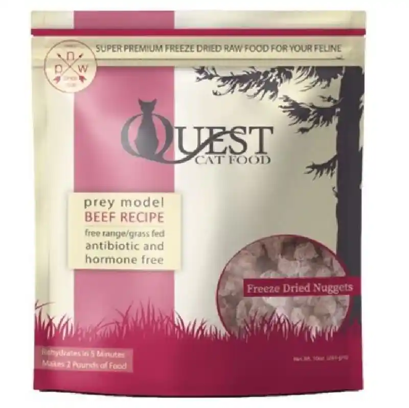 Steve's Real Food Cat Frozen Beef Nuggets 2 Lb
