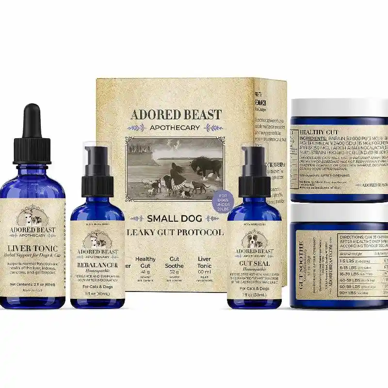 Leaky Gut Protocol for Small Dogs (5 Product Kit)