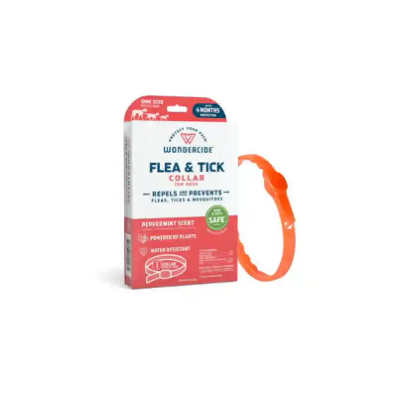 Peppermint F&T Collar w/ Nat Essential Oils for Dogs