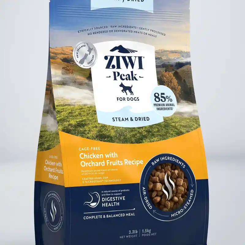 Ziwi Dog Steam Dried Chicken W Orchard Fruits 3.3#