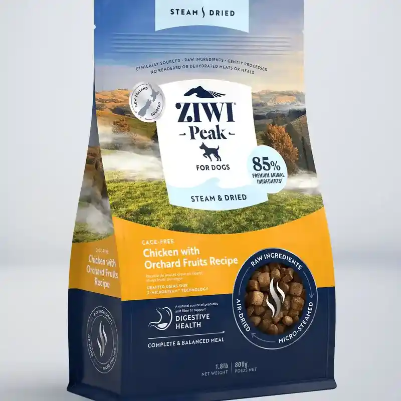 Ziwi Dog Steam Dried Chicken W Orchard Fruits 1.8#