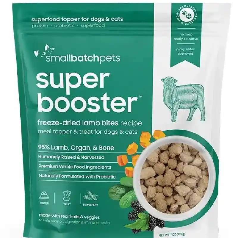 Super Booster Freeze-Dried Lamb Bites 7-oz