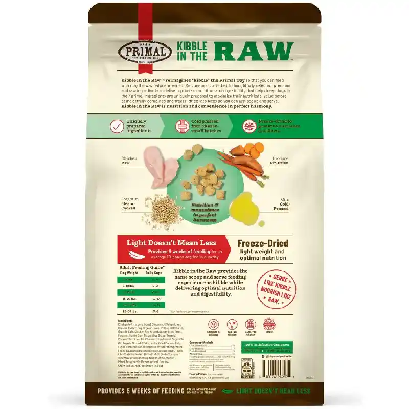 Primal Fd Canine Kitr - Small Breed Recipe 4lb