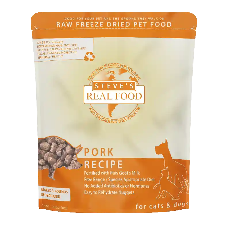 Steve's Real Food Freeze Dried Pork 1.25lb
