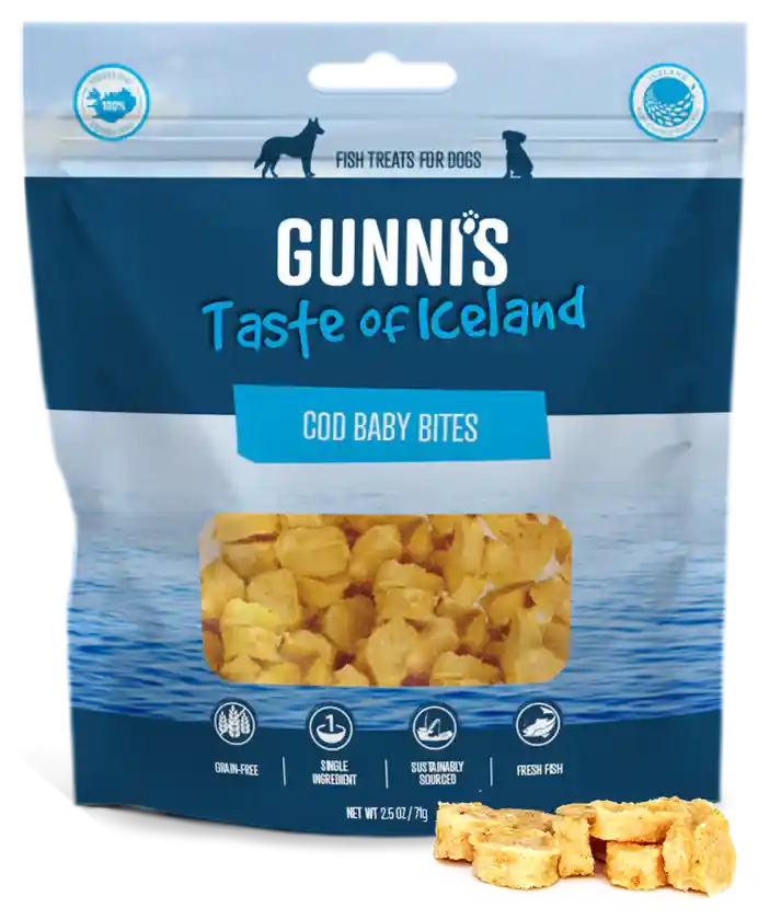Gunnis Baby Bites Cod 2.5-oz