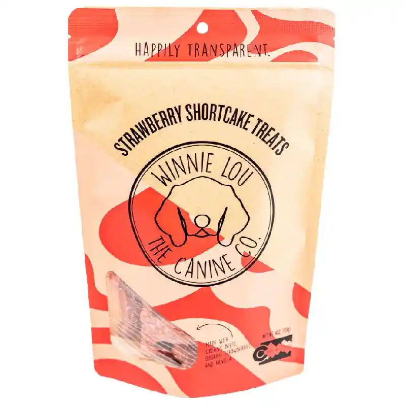 Strawberry Shortcake Dog Treats 4-oz