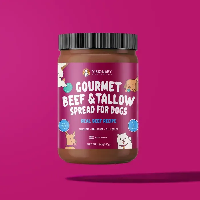 Visionary Gourmet Beef & Tallow Spread for Dogs 12oz