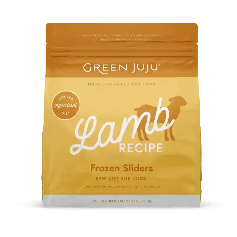 Frozen Raw Lamb Recipe Sliders for Dogs 3-lb