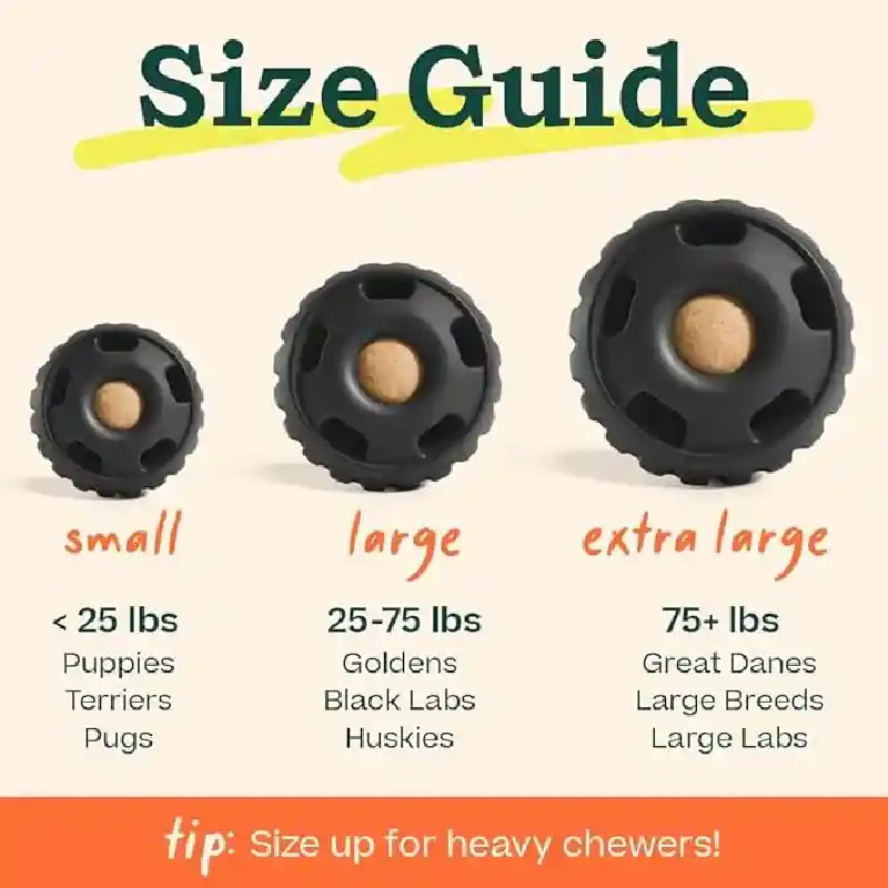 Woof Pupsicle Toy Power Chewer Black Sm