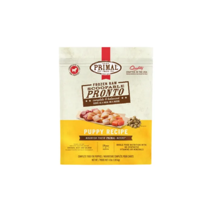 Primal Dog Raw Frzn Pronto For Puppies 4lb