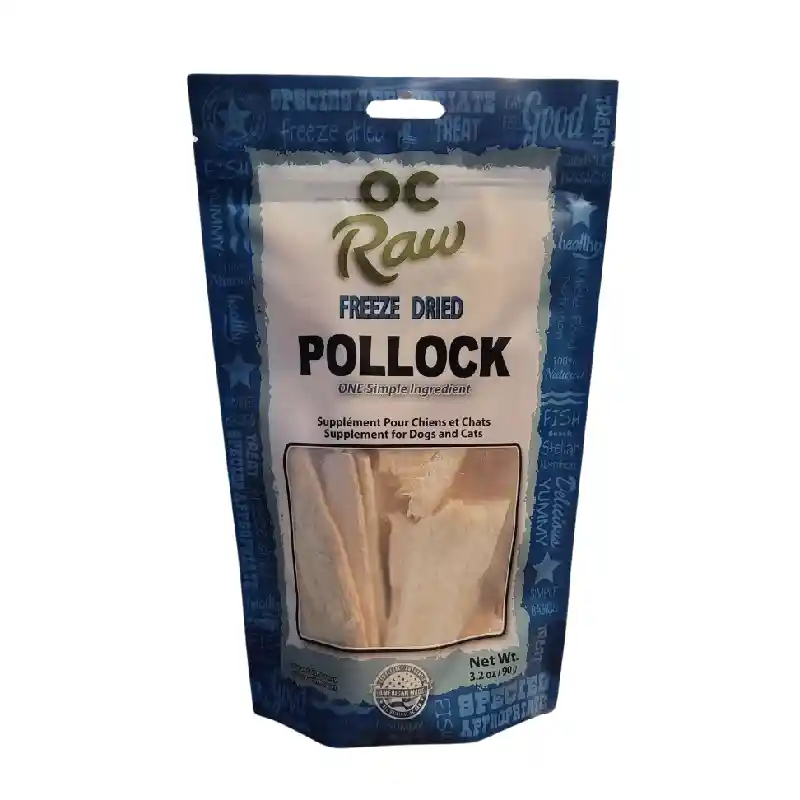 Freeze-Dried Pollock Filets For Dogs & Cats 3.2-oz