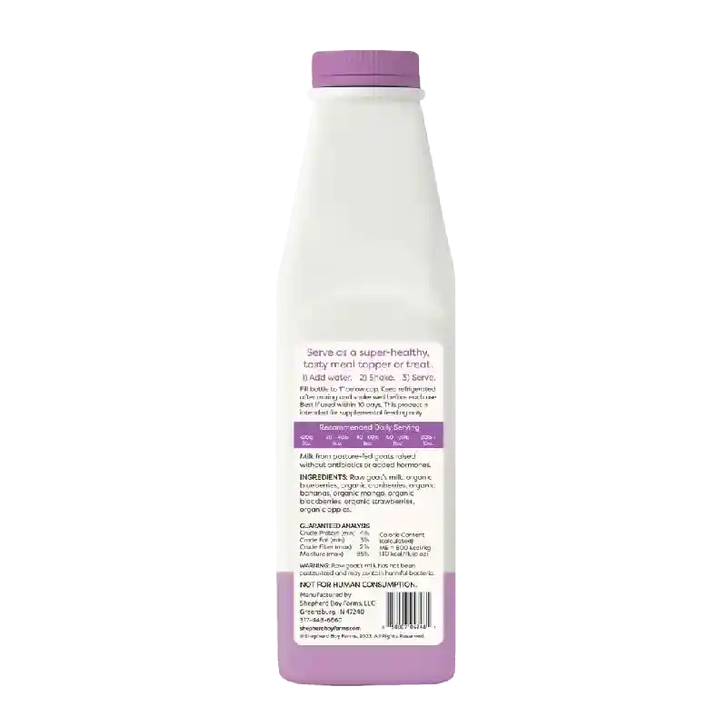 Shepherd Boy Farms Freeze-Dried Raw Goat’s Milk Super Fruit Blend 1-oz