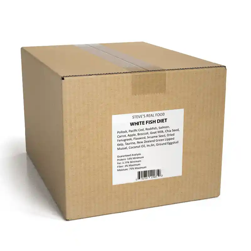 Steve's Dog Raw Frzn Barf White Fish Patties 20 Lb