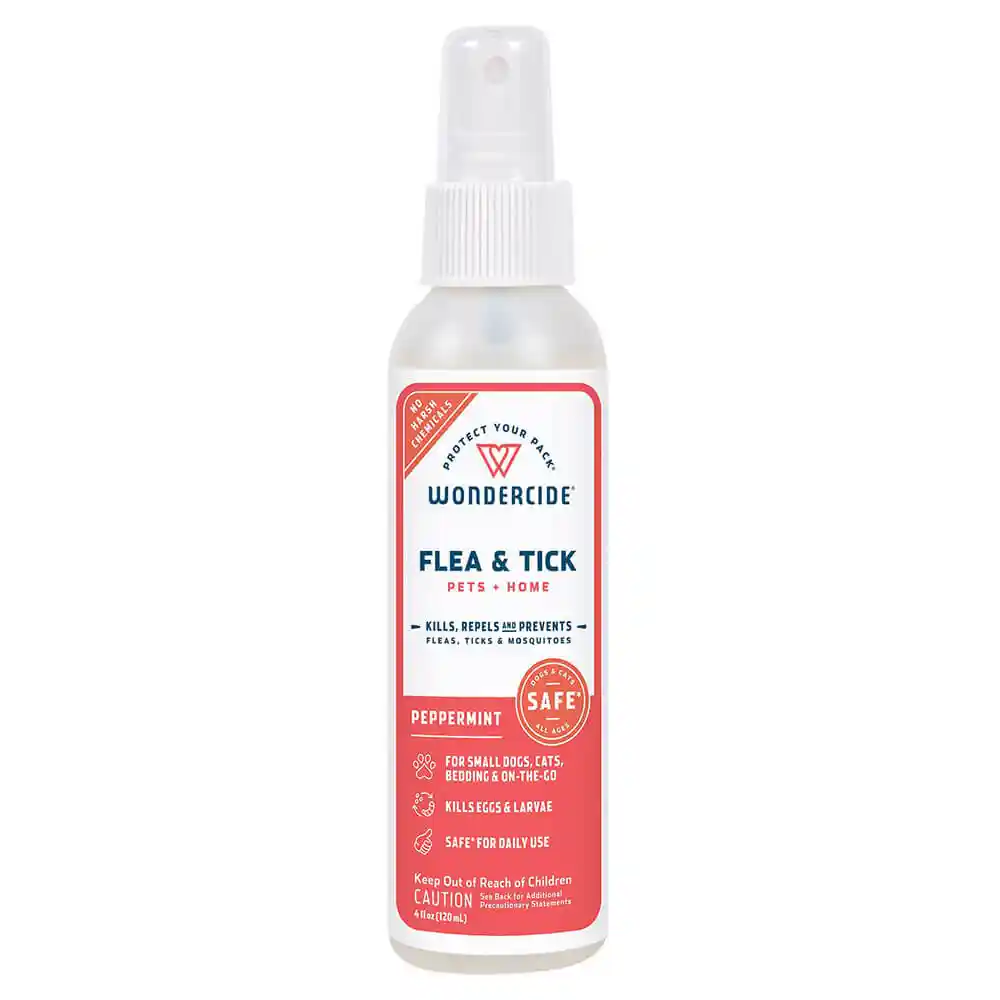 Peppermint F&T Spray for Pets + Home w/ Nat Essential Oils 4-oz