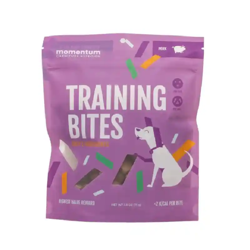 Momentum Treats Training Bites Pork 2.5oz