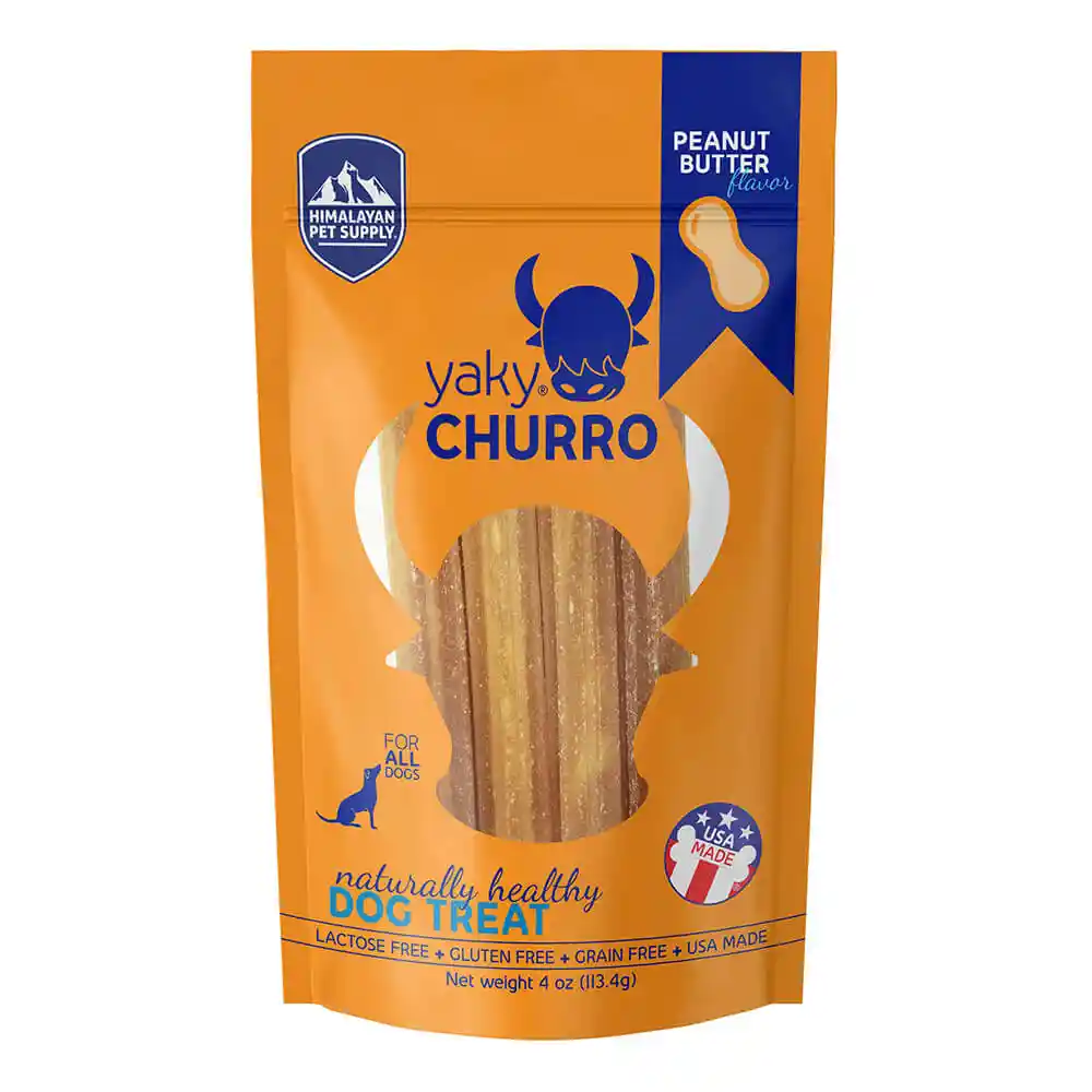 Himalayan Peanut Butter Churro For Dogs of All Sizes 4-oz (4-pack)
