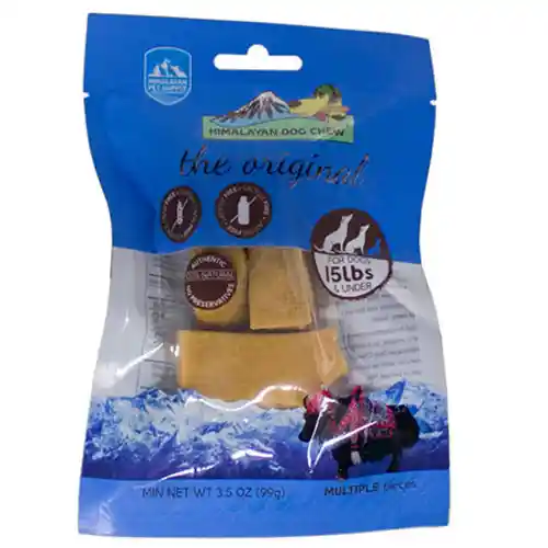 Himalayan Yak Cheese Small Dog Chews for Dogs Under 15-lb (3-pack)