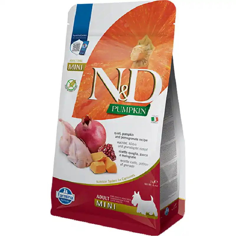 N&D Pumpkin Quail & Pomegranate Mini Adult Dog Food 5.5LB