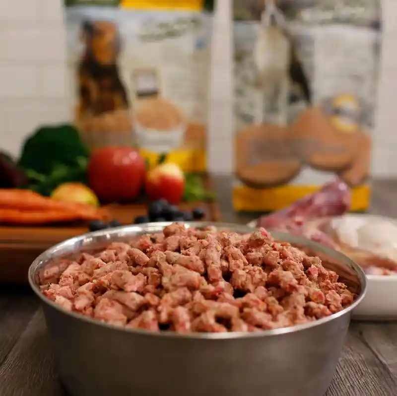 Frozen Raw Duck & Produce Meaty Rox for Dogs 3-lb