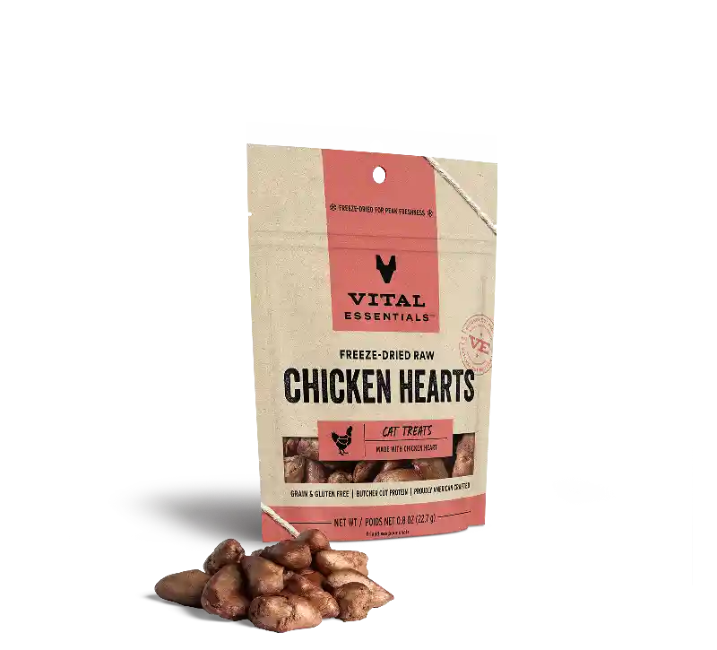 Freeze-dried Chicken Hearts Cat Treat