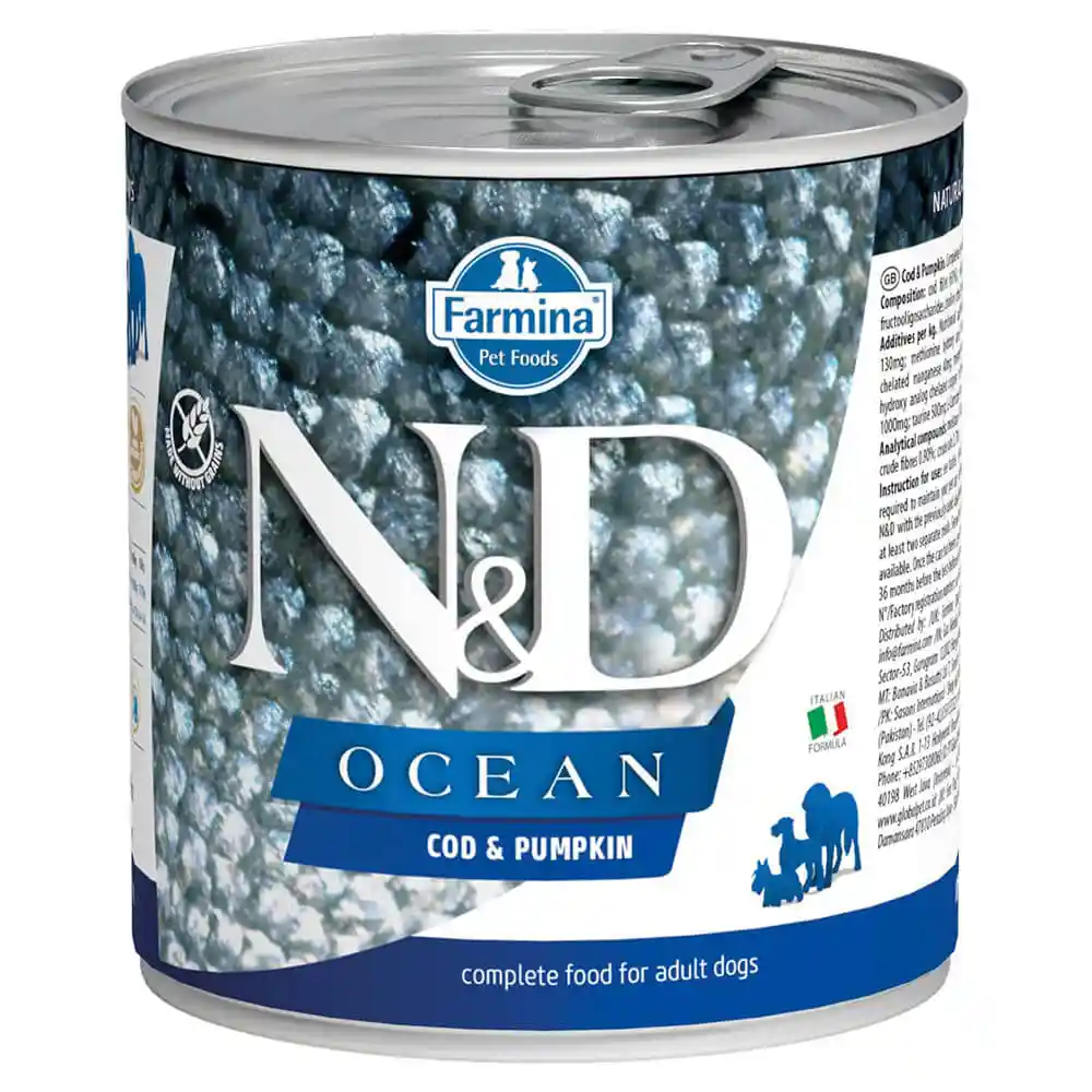 Farmina N&D Ocean Cod Pumpkin Dog food 6/10.05z