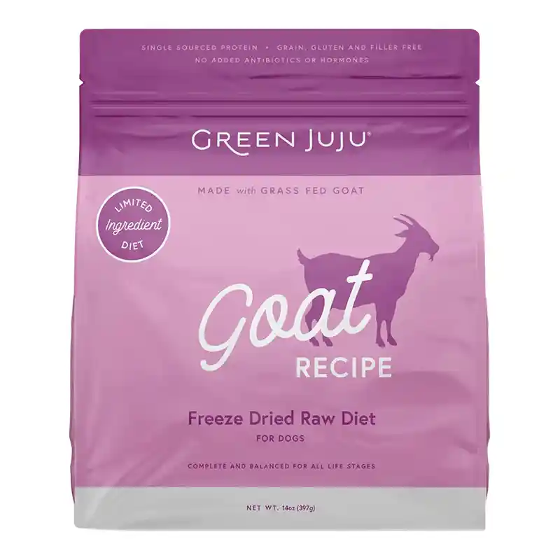 Freeze-Dried Raw Goat Recipe for Dogs and Cats 14-oz