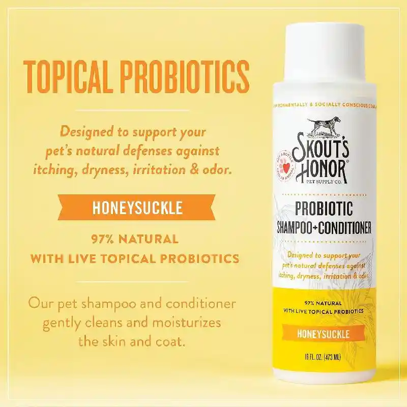 Skout's Honor Honeysuckle Shampoo + Conditioner 16
